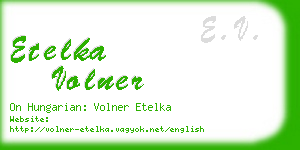 etelka volner business card